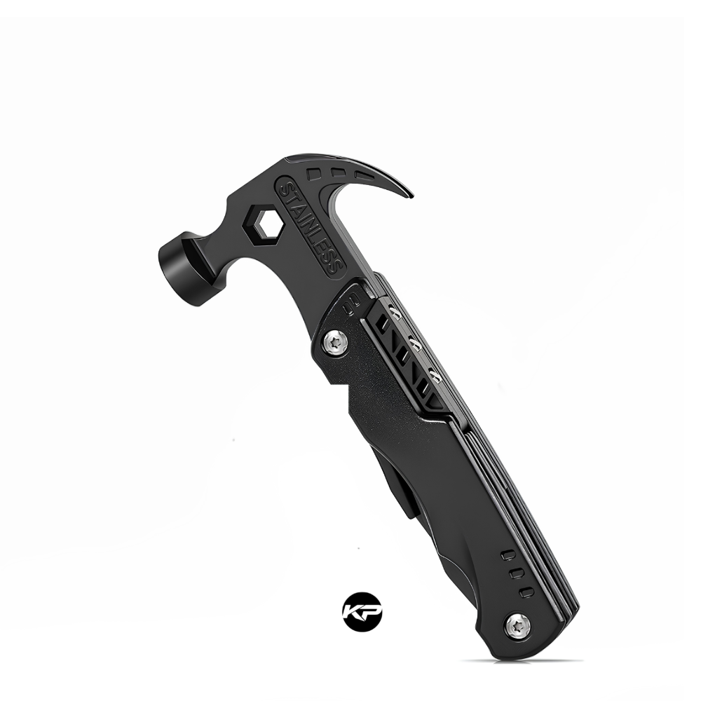 Multitool 12 en 1 - Outil Multifonction Camping Survie Randonnée - KRAVEN PRO - Pince Couteau Acier Inox 420
