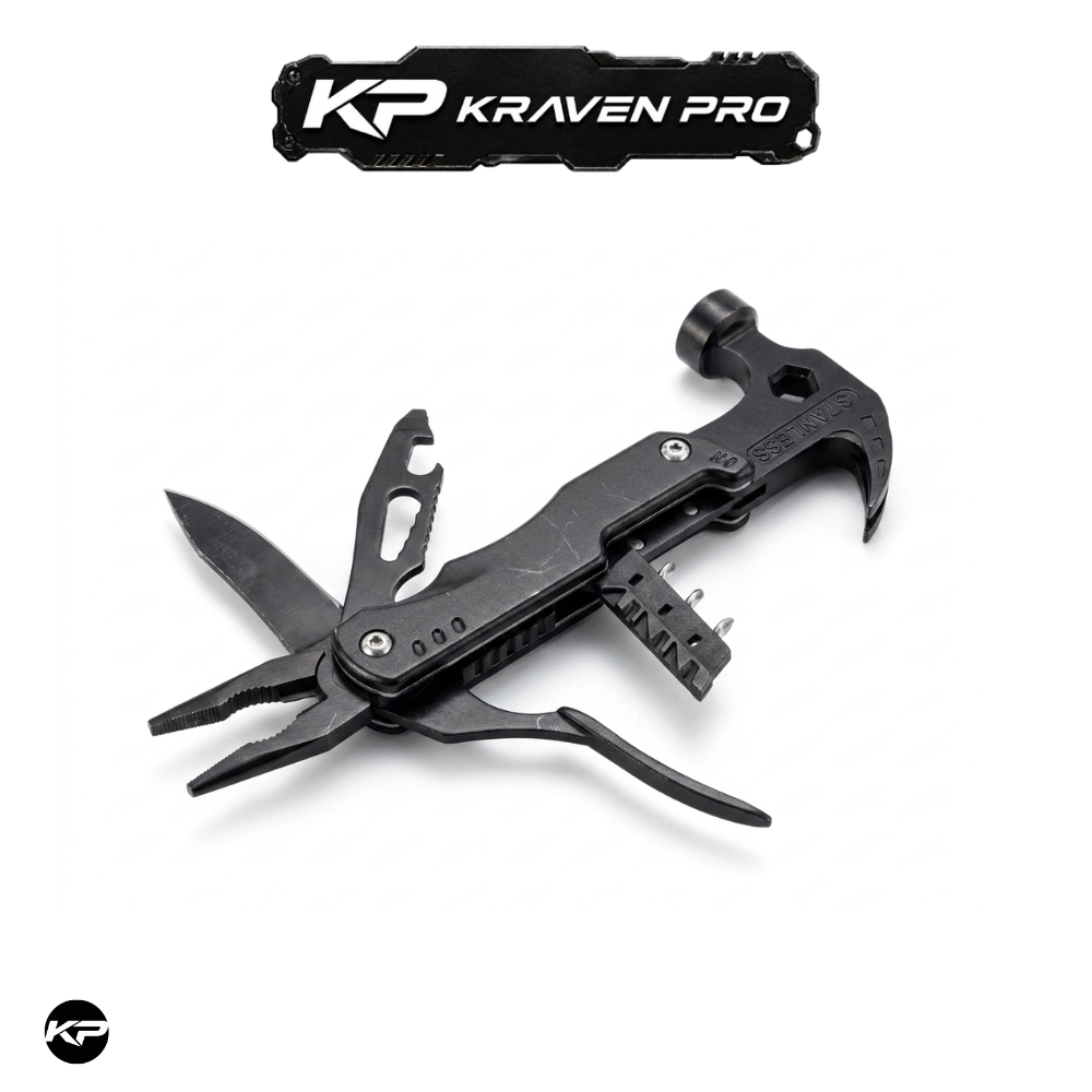 KRAVEN PRO - Outil Multifonction 12 en 1